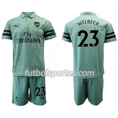 Camisetas Arsenal Welbeck 23 Niño Tercera Equipacion 2018/2019